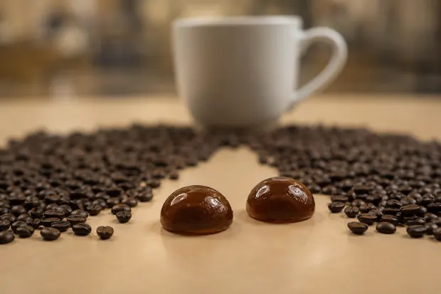 Coffee spheres